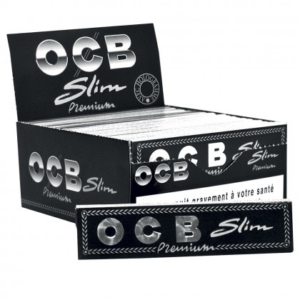 Papier à Rouler OCB Premium Slim (Boîte de 50 Carnets)
